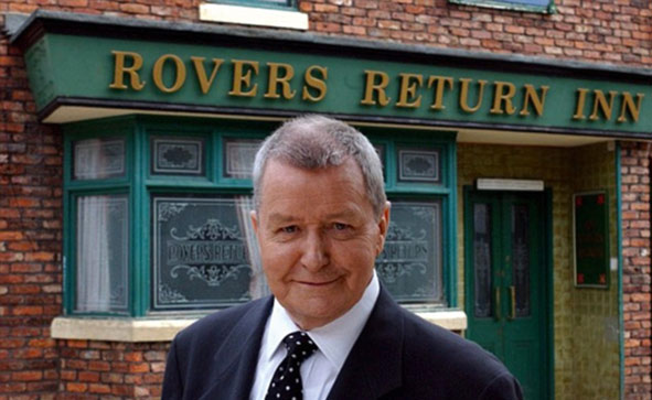 Creator and scriptwriter Tony Warren, on the Coronation Street set (Photo: ITV) Creator and scriptwriter Tony Warren, on the Coronation Street set (Photo: ITV)
