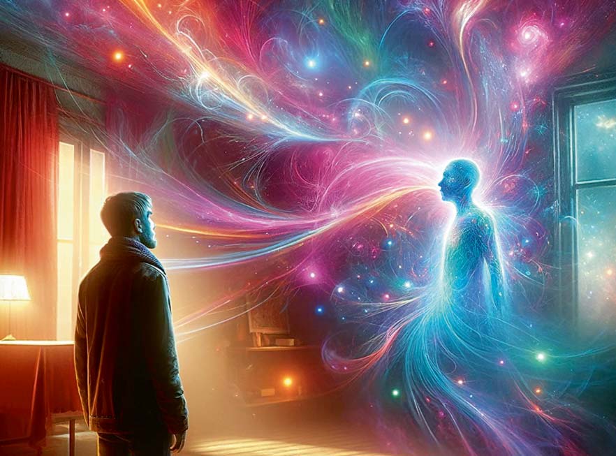 THE AUTHOR says it is “often difficult for individuals to put their supernatural experiences into words.” THE AUTHOR says it is “often difficult for individuals to put their supernatural experiences into words.”