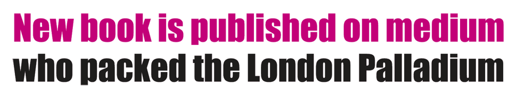 New book is published on medium who packed the London Palladium