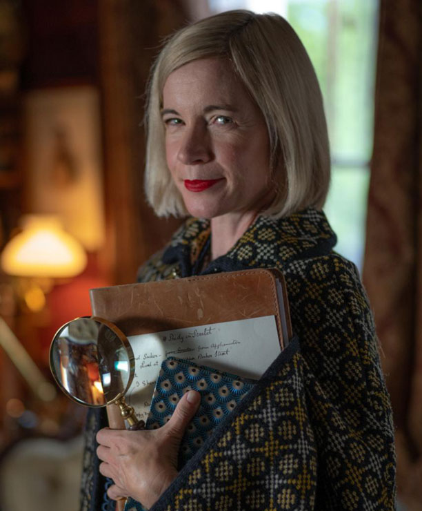 LUCY WORSLEY: “I have had a life-long crush on Sherlock Holmes.” (Photo: BBC Studios)