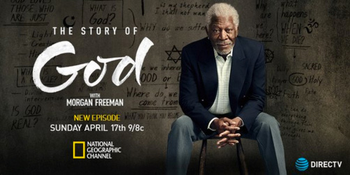 Morgan Freeman in The Story of God Morgan Freeman in The Story of God