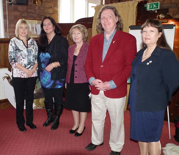 From left: Hayley Maclean, Donna Sinclair-Hogan, Joan Boydell (church president), Steven Ingham Greer and Kim Moore-Cullen (Photo: Lew Sutton) From left: Hayley Maclean, Donna Sinclair-Hogan, Joan Boydell (church president), Steven Ingham Greer and Kim Moore-Cullen (Photo: Lew Sutton)