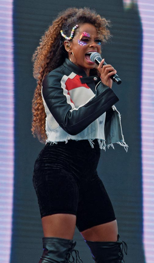 Fleur East at Brighton Pride 2019 (Photo: Mark Wordy on Flickr)
