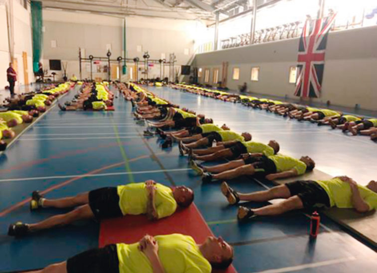 OF 130 soldiers who took part in a meditation, 88 per cent said they were keen to explore further sessions. OF 130 soldiers who took part in a meditation, 88 per cent said they were keen to explore further sessions.